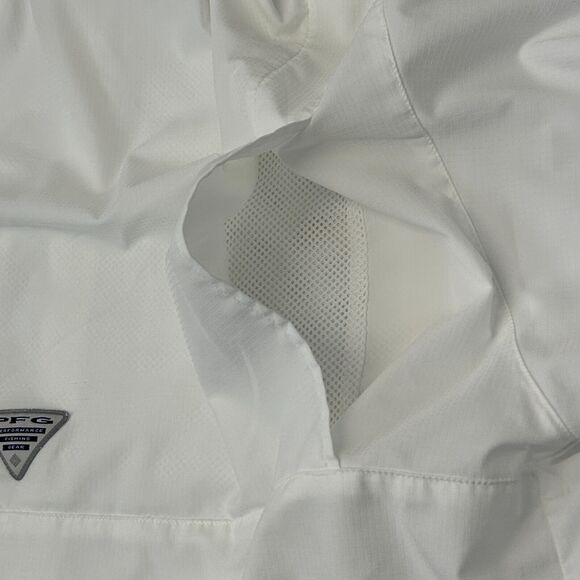 Columbia PFG Furnace Creek Resort Button Up Shirt Mens Large Death Valley White - Picture 9 of 13